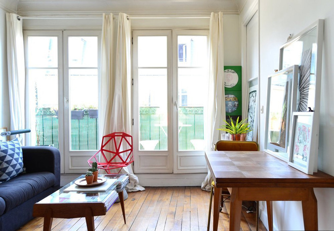Ngôi nhà nhỏ tràn ngập ánh sáng của nhà văn tại Paris